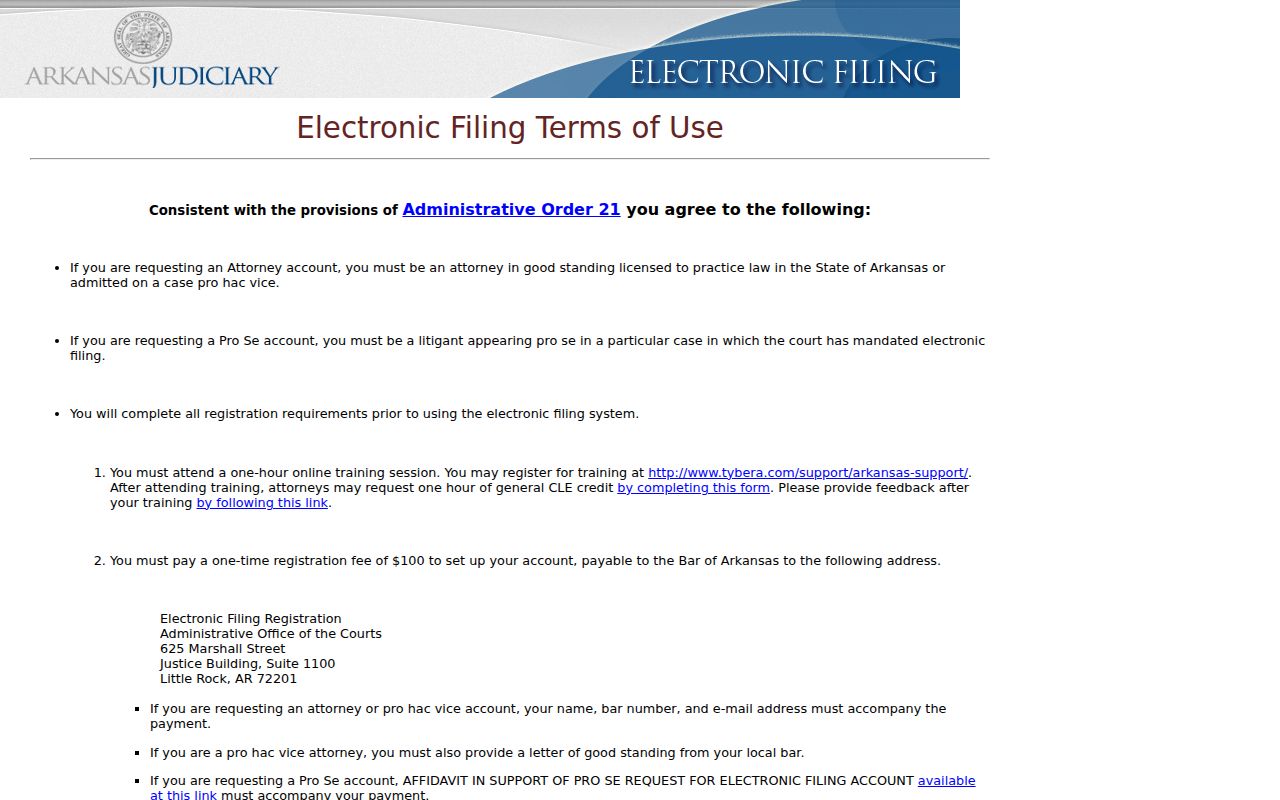 Drew County court records eFlex terms of use