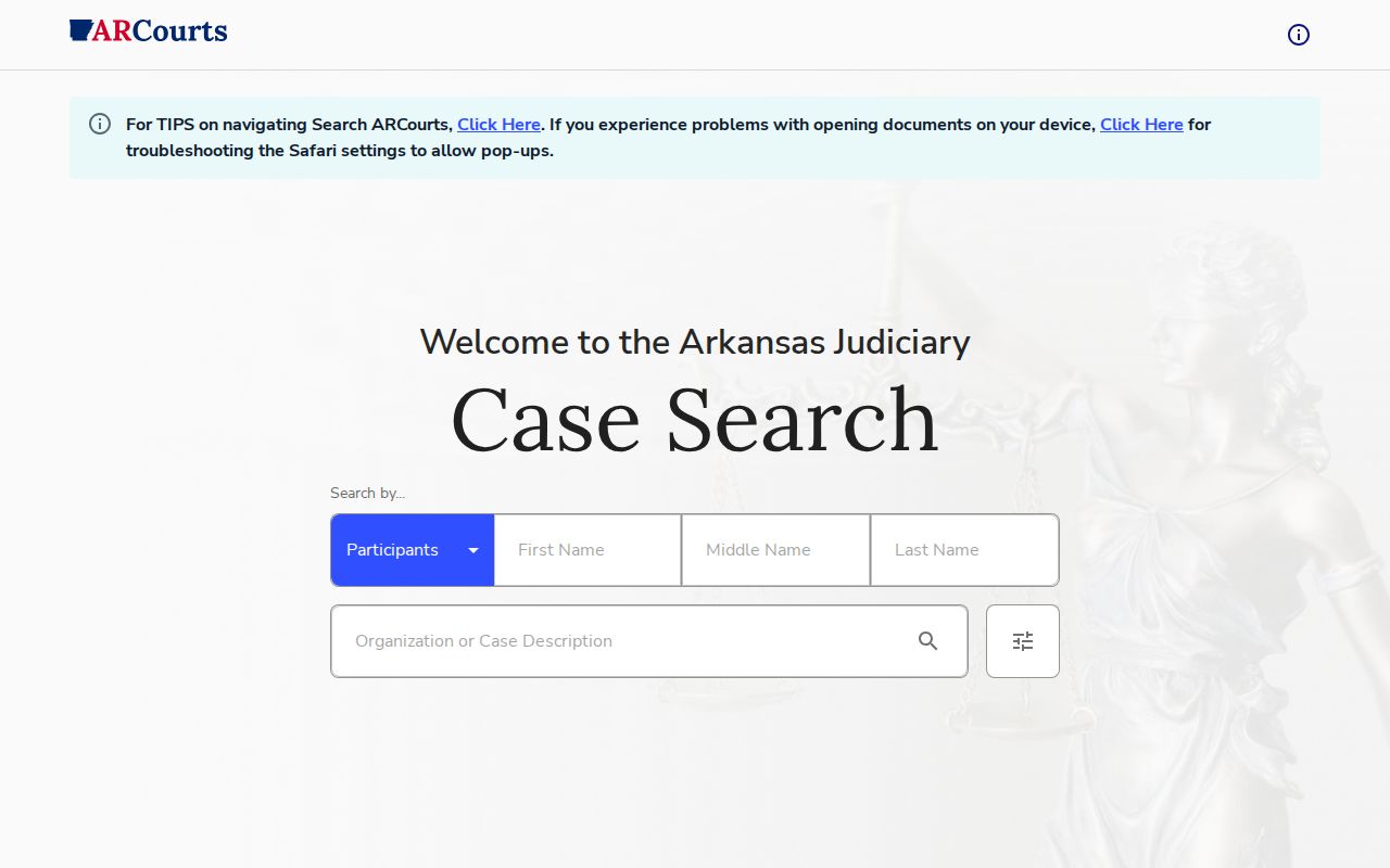 Drew County criminal docket search in Search ARCourts
